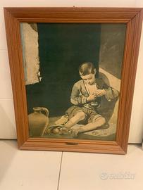 quadro olio riproduzione vintage MURILLO