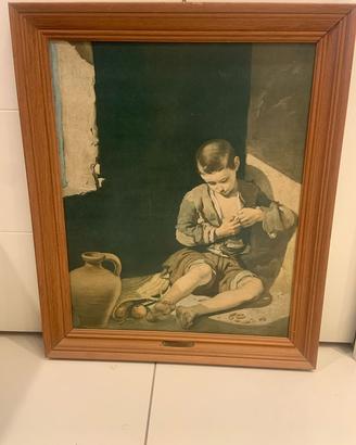 quadro olio riproduzione vintage MURILLO