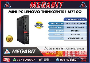 Mini pc lenovo thinkcentre m710q - usato