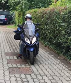 Kymco downtown 350 tcs blu Verbania satinato