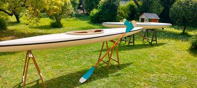 Canoa Kayak in vetroresina