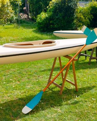 Canoa Kayak in vetroresina