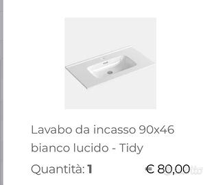 Lavabo da incasso NUOVO Tidy Deghi