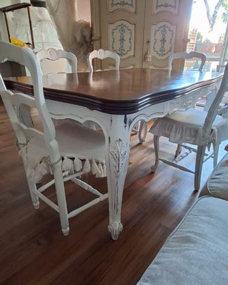 Tavolo provenzale shabby chic 
