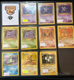 Pokemon - Set fossil prima edizione