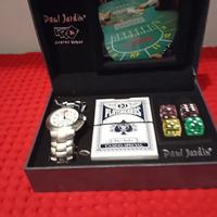 scatola porta carte da gioco dadi e orologio €15