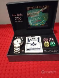 scatola porta carte da gioco dadi e orologio €15