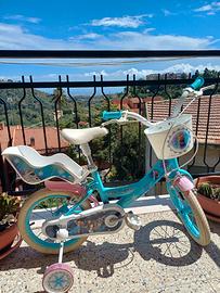bicicletta bimba tema Frozen