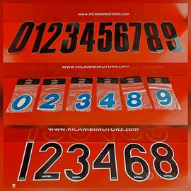 ADESIVI DECALCO NUMERI X TABELLE