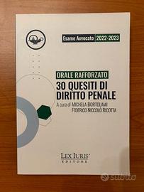 Manuale quesiti diritto penale Esame avvocato