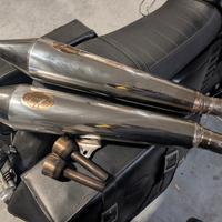 COPPIA SCARICHI ZARD PER MOTO GUZZI V7 STONE 08-12