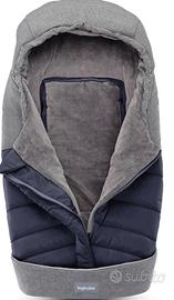 Inglesina sacco invernale blu termico