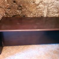 Scrivania vintage legno scuro