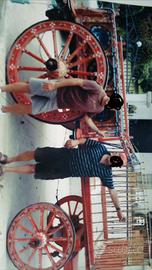 Carro  a quattro ruote per buoi