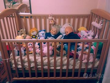 Lettino più materasso  0-3 anni