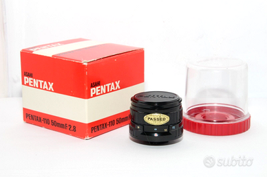 PENTAX Auto 110 OBIETTIVO 50mm 2.8 Adatt Micro 4/3