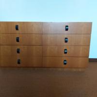 Comò cassettiera in legno di ciliegio