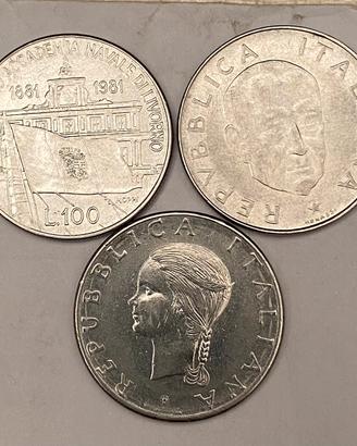 Monete lire 100