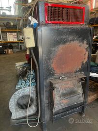 Generatore d’aria calda a legna