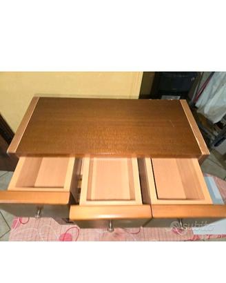 Consolle da cucina in noce nazionale in legno