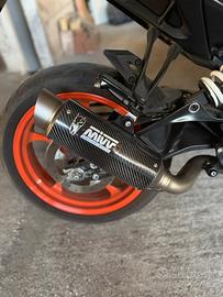 Scarico mivv gp pro in carbonio ktm duke 125/390