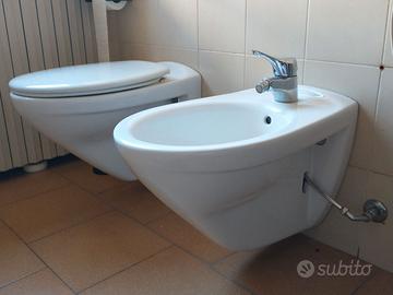 WC + bidè sospesi