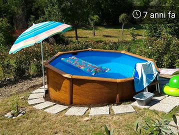 piscina fuori terra  Gre mod Sicilia  D.300cm x 12