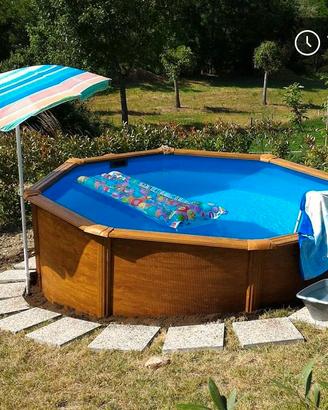 piscina fuori terra  Gre mod Sicilia  D.300cm x 12