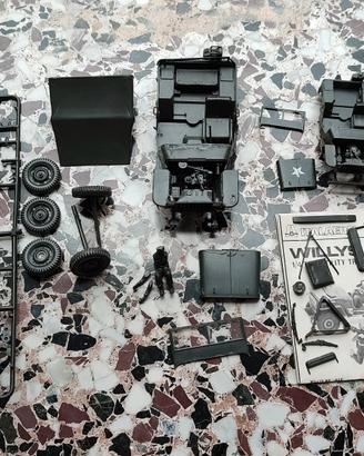 Tamiya - Italaeri - Modellini jeep Willys 