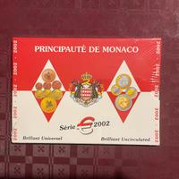 Monaco serie divisionale 2002 FDC