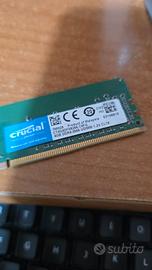 Crucial RAM 4GB DDR4 2666MHz CL19 4GB DESKTOP