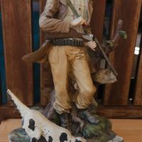 1989 A.BELCARI, statuina di cacciatore 