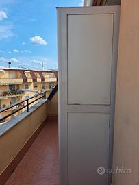 Armadio mobile balcone terrazza in alluminio