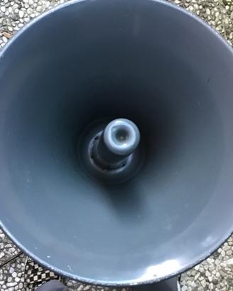 DIFFUSORE TROMBA AUDIO IN ALLUMINIO TRASFORMATORE