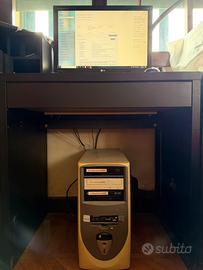 PC Fisso Intel i7 + Monitor LG DVI + Cavi