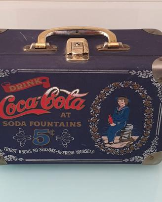Bauletto Baule Scatola Coca Cola Vintage