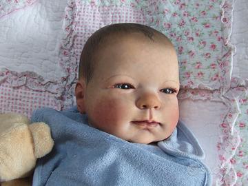 Reborn bambola realistica vinile bebè doll Berengu