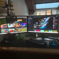 postazione gaming pc