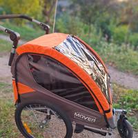 Mover Rimorchio bici e passeggino per 2