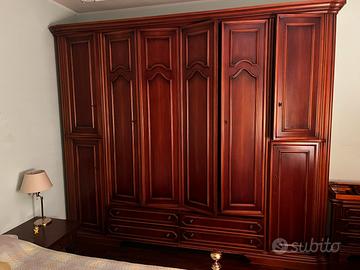 Camera da letto completa LEGNO MASSELLO anni 80