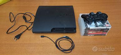 Console Sony ps3 con 6 giochi usata completamente