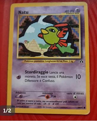 Carta Pokémon Natu 59/75