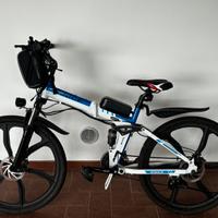 E-bike MTB biammortizzata pieghevole