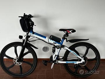 E-bike MTB biammortizzata pieghevole