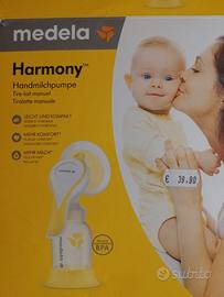 Tiralatte Medela Harmony (Manuale)+biberon Medela