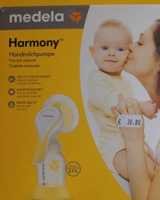 Tiralatte Medela Harmony (Manuale)+biberon Medela