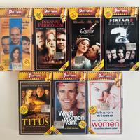 7 videocassette VHS "I Grandi Film" di Panorama
