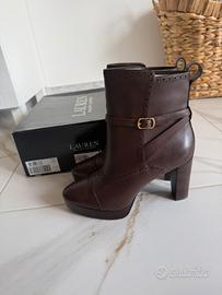 Ralph Lauren stivali 40 vera pelle nuove