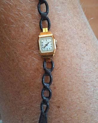 Orologio donna vintage Vulcain cassa in oro 18k