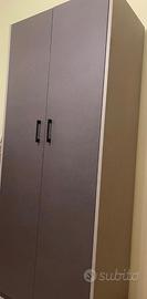 Letto, armadio e comodino